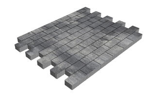  Тротуарная плитка Steinrus Прямоугольник Лайн 200х100х60 мм Актау Native: внешний вид